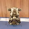 Latão Cinco Caminhos Deus da Riqueza Ye Wu Deus da Riqueza Jornal Yuanbao Deus da Riqueza para Decoração de Casa Sala de Estar Escritório Mesa Pequenos Enfeites