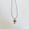 Pendente de estrela de jade natural personalidade de nicho cruz doce legal colar corrente de clavícula de obsidiana amantes