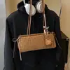 Bolsa de Leopardo de Nicho Outonal para Mulheres, Grande Capacidade, Novo Modelo 2025, Bolsa de Ombro/Axila Casual de Nicho, Bolsa para o Trabalho/Trajeto