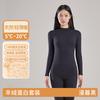 Ropa de Algodón de Otoño e Invierno para Mujer, Fondo Fino de Cuello Medio Alto, Ropa Térmica Sin Costuras, No Hace Bolitas 2025 Ropa Nueva de Otoño