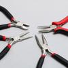 Alicate artesanal alicate de ponta fina alicate de corte de linha e enrolamento alicate de cabeça redonda alicate de fixação e perfuração de contas dispositivo de abertura de laço Ferramentas de joalheria DIY