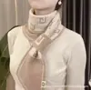 Moda Outono e Inverno Cachecol Quente Versátil Aquecedor de Pescoço Dupla Face Conveniente Novo Tricô Espesso Macio Temperamento
