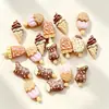 Decorações de Unhas Artísticas DIY com Tema de Comida (Sorvete e Desenhos Animados) para Venda por Atacado, incluindo Cola de Creme, Strass de Resina e Acessórios para Nail Art, adequadas para vendas transfronteiriças