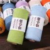 Fio de Algodão Oco 2mm DIY Bolsa de Crochê Bolsa Tecida à Mão Chapéu Fio de Pérola de Fio Redondo Lã