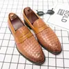 Sapatos Masculinos de Couro Estilo Retrô Britânico, Moda Casual Versátil Estilo Coreano, Sapatos para Cabeleireiro de Escritório, Tendência Tamanho Grande 48