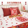 Confetes de mini personagens felizes para casamento para jogar na mão, decoração de quarto de casamento, decoração criativa de casamento, confetes de prato de frutas, decorações de escada