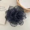 Pinza para el pelo de flor 3D de malla para mujer, estilo de alta gama, nueva colección 2026, accesorio para el pelo versátil para peinar el cabello en la parte posterior de la cabeza, pinza de tiburón