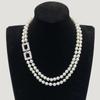 Cadena Larga de Suéter Multicapa Versátil para Mujer Estilo Pequeño Fragante Accesorios para Ropa de Cheongsam Collar de Perlas Personalizado por el Fabricante Imitación de Cristal