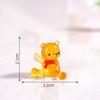 Gravata Borboleta Luminosa de Animal Pequeno Urso Acessórios DIY Feitos à Mão Acessórios para Pente de Cabelo Artesanato em Resina Papelaria Presentes