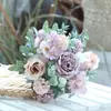 Flores Artificiales, Ramos de Flores Falsas, Peonías, Rosas Artificiales, Flores para Decoración del Hogar, Flores Artificiales, Ramos de Mano, Flores Falsas al por Mayor