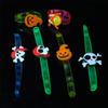 Reloj Luminoso de Halloween con Correa de Muñeca LED Flash Juguete de Goma Suave para Niños Transfronterizo Pulsera de Silicona Regalo de Dibujos Animados