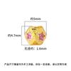 Prata Esterlina S925 Banhada a Ouro Pedra Preciosa Colorida Contas Octogonais Exquisite Contas Separadas Octogonais Contas Soltas Acessórios DIY para Pulseira Wenwan