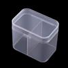 Nueva caja japonesa para guardar toallas de uñas, caja para guardar piezas de algodón, caja independiente de doble panel para toallas de lavado de uñas, caja para guardar hisopos de algodón.
