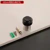 Tapón de Puerta Estable de Acero Inoxidable Engrosado Tapón de Puerta de Vidrio Caucho Anticolisión Tapón de Puerta Cilíndrico Dormitorio Baño Parte Superior de la Puerta