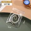 Caixa de Armazenamento de Joias Transparente Transfronteiriça Antioxidação Penteadeira Doméstica Caixa Conjunto para Unhas Colar Anel Joias Brincos