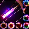 Interruptor de Luz de Rueda de Bicicleta 5 LED, Luz Trasera de Rueda de Fuego, Luz de Válvula de Bicicleta, Luz de Válvula de Bicicleta de Piñón Fijo para Montaña Venta al por Mayor