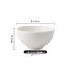 Bowls de Cerámica Simples, de Aspecto Elegante, Creativos en Blanco y Negro para el Hogar, Restaurantes y Hoteles Vajilla de Cerámica al por Mayor Bowls para Arroz