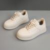 [Personalizado] G7612 Novos Sapatos Femininos Primavera e Outono 2025 Cano Baixo Sola Grossa Simples Casuais Aumento de Altura College