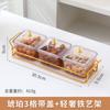 Dropshipping Transfronterizo Lujo Accesible Celebridad de Internet Club KTV Plato de Bocadillos Paquetes de Bocadillos Pausa para el Té Bocadillos de Frutas Cuatro o Seis Compartimentos Colocación