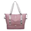 Nuevo bolso deportivo de moda versátil, bolso informal de viaje de color sólido, bolso de hombro para mujer, bolso de fitness portátil de gran capacidad
