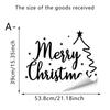Adesivos de Desenho Animado do Papai Noel de Natal para Quarto, Sala de Estar, Portas e Janelas de Casa, Decorações de Atmosfera Festiva, Adesivos de Parede