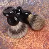 Cepillo pequeño para barba cepillo para barba cepillo de afeitar para hombres cepillo suave para barba vello facial salón jabón de espuma
