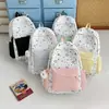 Mochila Ins de Estilo Coreano Nueva y Linda de Dibujos Animados para Mujer, Mochila Escolar para Estudiantes con Gran Capacidad y Graffiti Lindo, Mochila Dulce para Mujer