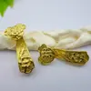 DIY hardware acessórios high-end Lotus satisfatório acessórios pequeno pendente latão cor natural 15 * 34MM