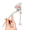 Presilha de Cabelo Nova Estilo Chinês para Crianças, Presilha de Cabelo com Borla Estilo Antigo para Meninas, Presilha de Jade, Acessório de Cabelo Tradicional Chinês Hanfu