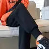 Pantalones Casuales para Mujer 2025 Otoño e Invierno Nuevos Pantalones Deportivos Forrados de Felpa Primavera y Otoño Ropa Exterior Holgada para Mujer Pantalones de Pierna Ancha