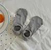 Calcetines de Malla Súper Delgados para Barco de Verano Estilo Coreano Color Sólido Antideslizantes Invisibles ins Simples Versátiles Calcetines Cortos de Flores Pequeñas