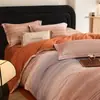 Modelo Nuevo 2026 Juego de Cama de Cuatro Piezas 100% Algodón Puro Cepillado