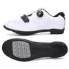 Zapatillas de Ciclismo Spinning Zapatillas de Bicicleta para Exteriores Nuevas Sin Cierres Zapatos de Montaña de Cuero para Carreras