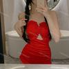 [Oferta especial] Versión coreana del nuevo traje de baño para mujer, de color sólido, ajustado, sexy, de cintura alta, ajustado al vientre, traje de baño de una pieza de aguas termales