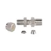 Marca Roke Acero Inoxidable Ss316 Métrica Tubería 2-50mm Doble Virola Conector Terminal Recto a Través del Panel