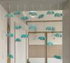 Cortina de Porta Hatsune Bidimensional Cortina de Porta de Quarto de Menina Decoração de Divisória Coração Rosa Desenho Animado Fofo Sem Perfuração