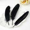 Fabricante Venta al por Mayor DIY Pluma Negra Manualidad Decoración Pluma Boda Pluma Alas de Ángel Accesorios de Ropa
