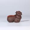 Pet de Chá de Areia Roxa Ornaments Porco Fuman Boutique Porco Fuman Escultura Criativa Pode Aumentar Bandeja de Chá Conjunto de Chá Personalizado Atacado Yixing
