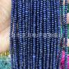 3 x 4MM cuentas de ábaco facetadas piedra natural jade blanco teñido accesorios para joyería DIY collar pulsera en stock al por mayor