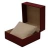 Caja de Empaque para Reloj de Pulsera Caja de Reloj con Textura de Lichi Caja de Regalo Caja de Reloj de Pliegue Superior de Cuero Sintético Caja de Almacenamiento Cuadrada de Plástico con Impresión