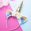 Diadema de Unicornio Diadema de Dibujos Animados para Niños Halloween Princesa Fiesta de Cumpleaños Accesorios para el Cabello Venta al por Mayor