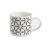 Caneca de Água Cerâmica Estilo Ins de Aparência Sofisticada, Copo Empilhável para Café, Caneca de Leite, Caneca Doméstica de Grande Capacidade, Pintada à Mão
