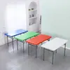 Mesa plegable portátil para exteriores, para puesto de mercado nocturno, sencilla, rectangular, para reuniones, hogar, comedor, mesa y silla de comedor