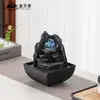 Xintianquan Bola Feng Shui Riqueza-haciendo Agua-haciendo Adornos Escritorio de Oficina Adornos Pequeños con Luces Sala de Estar Decoración del Hogar