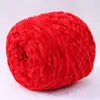 0.1kg Chenilla Terciopelo Dorado Lana Bufanda Tejida para Hombres y Mujeres DIY Hecho a Mano Tejer Suéter Gancho de Crochet Zapatillas Hilo Grueso