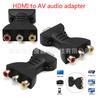 Adaptador HDMI A AV rojo blanco amarillo Convertidor HDMI A AV Adaptador HDMI A av HDMI A 3rcs