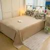 Juego de Cama Grueso de Terciopelo de Leche Estampado de Invierno de Cuatro Piezas, Funda de Edredón de Forro Polar de Alto Peso, Sábana, Ropa de Cama