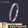 Pulseras de Acero de Titanio para Mujer, No se Desvanecen, de Nicho, de Alta Gama, Pulseras de Acero Inoxidable para Niñas, Joyería de Gipsófila al por Mayor