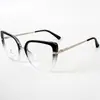 Nuevo marco óptico TR90 de montura grande irregular, montura de gafas retro, personalidad, liso, transfronterizo, anti luz azul, lente plana
