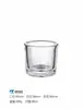 Copo de Vela Aromaterapia Simples Altamente Transparente Suporte de Vela Decorativo Romântico para Interior Recipiente de Vidro para Vela de Aromaterapia Caseira Copo Vazio